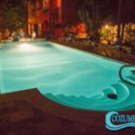 12.- Casa_Colonial swimming pool at night