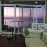 6.- DEPTO SUNSHINE - Living room sunset