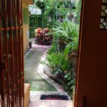 7.- Casa Alegre - Entrance to the gardens Area